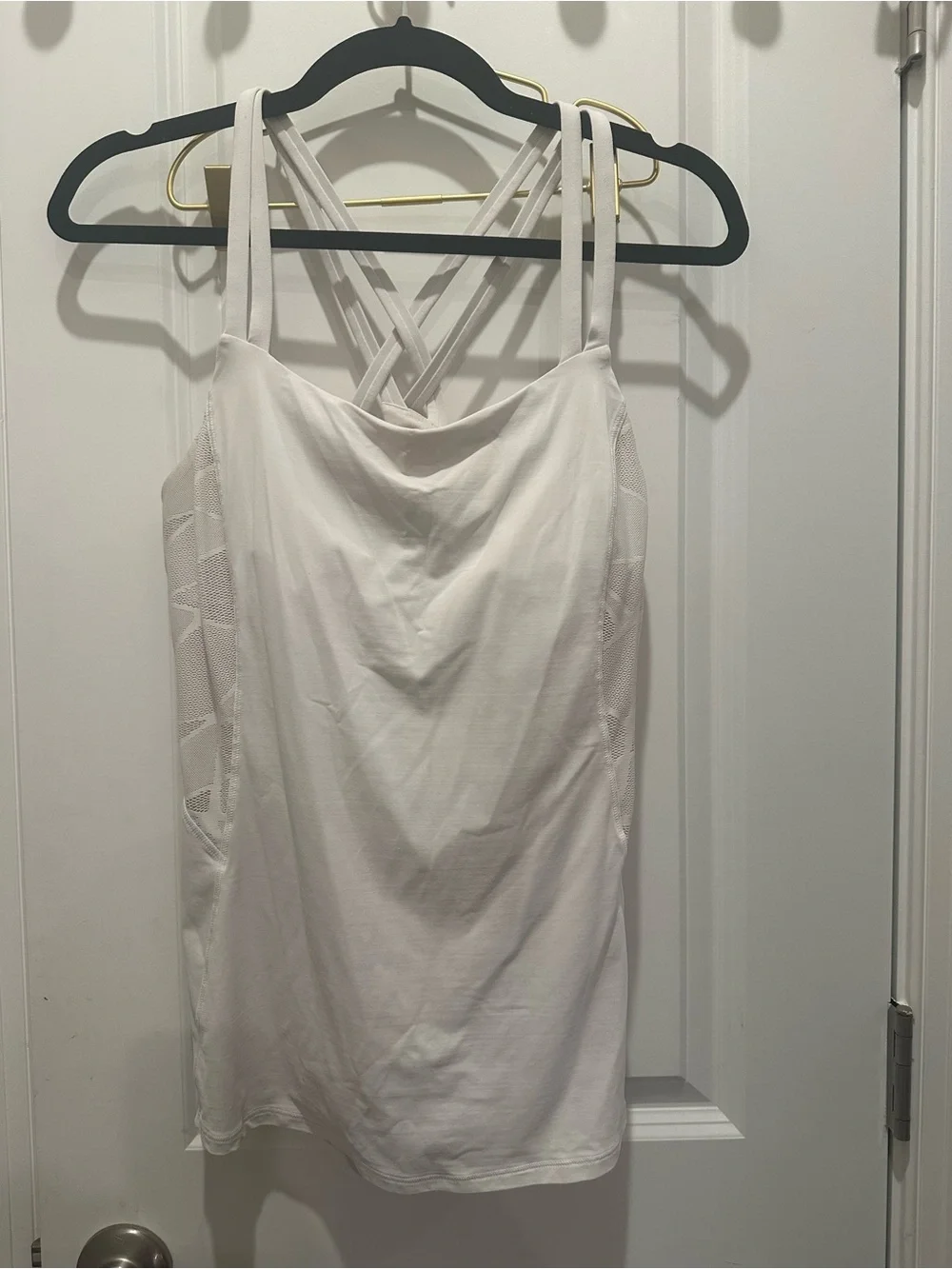 lululemon athletica White Strappy Tank Top